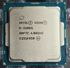 (1) Intel Xeon E-2286G SRF7C 4GHz 6-Core 12MB LGA 1151 CPU Processor, Tested picture