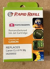 Canon CLI-8 Printer Ink jet Cartridge Magenta Rapid Refil Brand New in Box picture