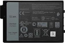 7WNW1 51Wh 6 cell Laptop Battery Compatible with Dell Latitude 5424 5420 Rugged picture