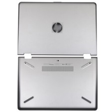 New for HP Pavilion 14-BA X360 14in Silver LCD Back Cover+Bottom Case 924269-001 picture