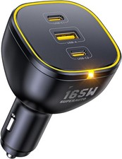165W Laptop Car Charger Adapter 140W PD 3.1/ 100W PD 3.0 USB C Super Fast Chargi picture