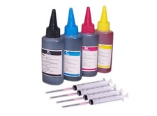  4X100ML Non oem REFILL ink BOTTLE fits Epson HP Lexmark  canon Brother syringe picture