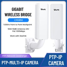 Wireless Network Bridge 5KM Point to Point PTMPT Gigabit WiFi Bridge Long Range picture