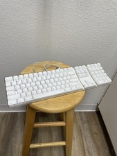 Apple A1048 Pro Keyboard White Clear USB Vintage iMac G3 G4 Y2K picture