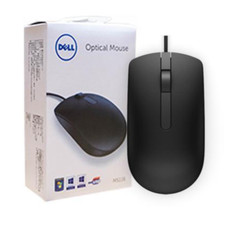 Dell MS116 Wired Scroll Mouse Mice - Black AND Grey *2 FOR 1* picture