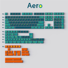 DIY Aero Keycap Cherry Profile 173 Keys ABS DOUBLE SHOT for Cherry MX picture