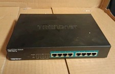 TRENDnet TPE-TG81g 8-Port Gigabit GREENnet PoE+ Switch Fully Tested And Works picture