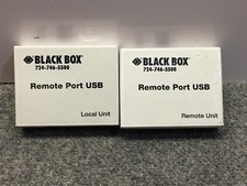 Used Lot of 2 Black Box IC241A Remote Port USB (Remote Unit & Local Unit) picture