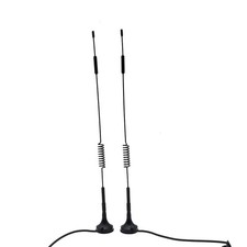 2Pcs 433MHz Unity Gain Omni, 12 Inch Antenna with Magnetic Base and SMA Connector Im... picture