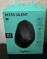 Logitech M330 SILENT Wireless Mouse, 2.4Ghz with USB Receiver, Optical - Black picture