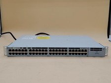 Cisco Catalyst 9200 48-Port PoE+ Network Switch w/ Ears (C9200-48P-E V01) *READ* picture