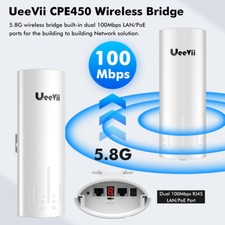 Ueevii CPE Wifi Bridge Long Range  link outdoor WiFi Extender Point To Point picture