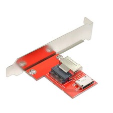 Cablecy PCI-E SFF-8087 36Pin With Bracket SFF-8611 SFF-8612 PCBA Female Adapter picture