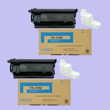 Compatible Kyocera  TK-3182 TK3182 Toner Kit, 2 Packs of Black picture