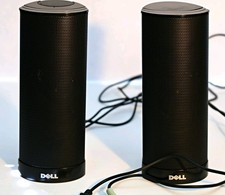 Dell AX210 2.0 USB Powered Wired Computer Speakers USB/3.5mm AUX Black picture