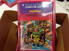 CONGO BONGO video game Texas Instruments TI 99/4a Computer - NEW FRESH CASE -NIB picture