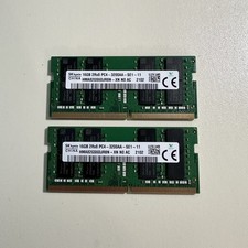 SK hynix 32GB (2x16GB) PC4-25600 DDR4 3200Mhz Laptop SODIMM Ram - HMA82GS6DJR8N picture
