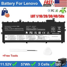 ✅LOT 1-50 01AV430 Battery for Lenovo ThinkPad X1 Carbon 5th 6th Gen 01AV494 57Wh picture