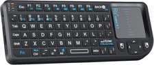 Rii 2.4G Mini Wireless Keyboard with Touchpad Mouse,Lightweight Portable Cont picture