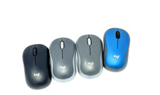 Lot of 4 Logitech M185 Wireless Mouse 2.4GHz with USB Mini Receiver (4x) picture