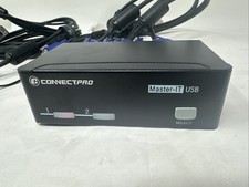 ConnectPro UR-12 Master-it Professional KVM Switch for One Monitor & Two Compute picture