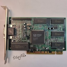 S3 ViRGE/GX 86C385 PCI Video Graphics Card 4MB Vintage VGA Venus DGX4 Rev 2.1A picture