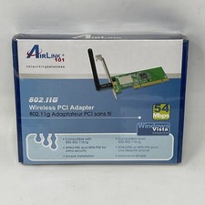 AirLink101 Wireless PCI Adapter 802.11g AWLH3028 WPA2-PSK 54 Mbps picture