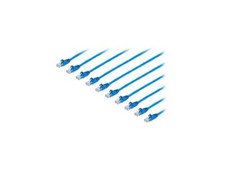 StarTech.com 3 ft. CAT6 Cable 10 Pack - Blue CAT6 Patch Cord - Snagless RJ45 Con picture