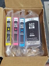 LxTek Compatible Ink Cartridge Replacement 902XL 4 pack. NON OEM picture