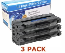 Three 3 MLT-105 MLT-D105 Black Toner Cartridge For Samsung ML1910 1915 2525 2580 picture