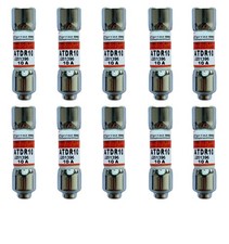 10-Pack New ATDR10 ATDR-10 ATDR-10A 600Vac Time Delay Class CC Fuse，ATDR- picture