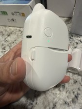 Portable Bluetooth Mini Thermal Printer Cat Design Tested Works New Open Box picture