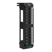 CAT6 Patch Panel, UL Listed & PoE++ Rated Gigabit Applications, Wall Mount 12... picture