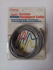 Interex 10' System Peripheral Cable, 8 Pin, I-66a/10, Apple/Macintosh - Works picture