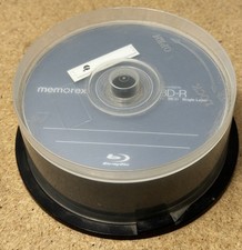 Memorex 27 Pack Blu-Ray Discs BD-R 4X 25GB Single Layer Discs picture