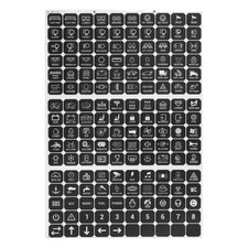Switch Panel Sticker for 6/8 Gang Switch Panel Labels 160PCS picture