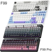 AULA F99/F99 Pro Tri-mode Wireless Mechanical Keyboard RGB Hot Swappable Custom picture