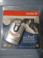 SanDisk 5 In 1 Card Reader/Writer USB 2.0 2005 NEW SEALED PACKAGE picture