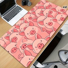 1pc Cartoon Cute Pink Pigs Patterns HD Printed Pad for Desk, Multi Functional picture