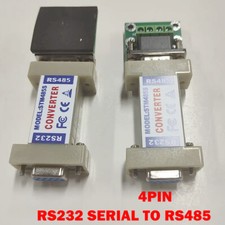 2x 4-Pin RS232 to RS485 Communication Data Converter Adapter & Terminal Board US picture