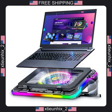 Laptop Cooling Stand with RGB Fan for 15-19 Inch Laptops, Adjustable Angles picture