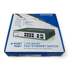 Comtrend ES-7246PoE 8-Port PoE+ Lite-Smart Fast Ethernet Switch with Gigabit SFP picture