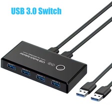 2 In 4 Out USB Switch Box USB 2.0 USB 3.0 for 2 PCs Share 4 USB Devices picture