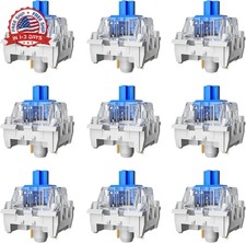 Zhouwang 108PCS Blue Switches,3 Pin Replacement Dustproof Mechanical Keyboards S picture