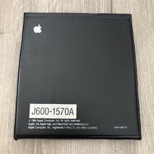 Vintage Apple Computer 1994 CD Case Black 12 Disc Holder Sleeve picture