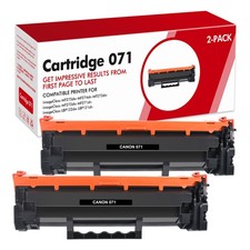 2PK CRG 071 Toner Cartridge For Canon 071 imageClass MF272dw MF274dn LBP121dn picture