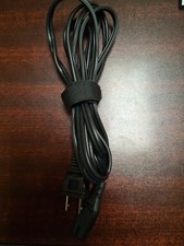 Jet Linetek 125V-7A 2-Prong AC Power Cord E70782 LS-7J (6ft) - Black picture