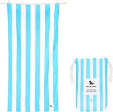 Beach Towel - Quick Dry, Sand Free - Compact, Lightweight - 100% Recycled - Incl picture