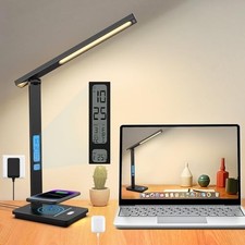 10 in 1 Smart Desk Lamp Led, Desk Light for Colleage Drom Room Office, Black picture