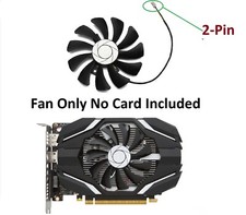 Fan For MSI GTX 1050 Ti  4G Replacement GPU Cooler Fan 85mm 2 pin HA9010H12F-Z picture